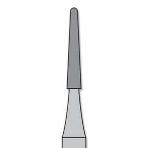 Crosstech Trimming and Finishing Bur #7664 Round End Taper