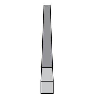 BurPlus Trimming and Finishing Bur #7204 12-Blade Tapered Fissure