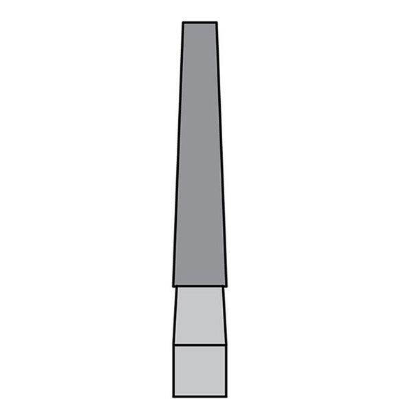 BurPlus Trimming and Finishing Bur #7205 12-Blade Tapered Fissure