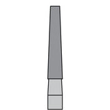 BurPlus Trimming and Finishing Bur #7205 12-Blade Tapered Fissure