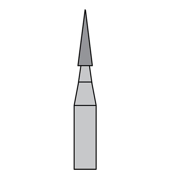 BurPlus Trimming and Finishing Bur #7611 12-Blade Tapered Fissure