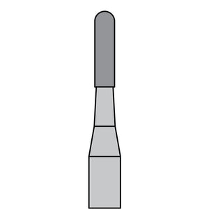 BurPlus Carbide Bur #1557 Straight Round End Cross Cut Fissure