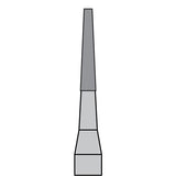 BurPlus Carbide Bur #699L Tapered Cross Cut Fissure Long Head