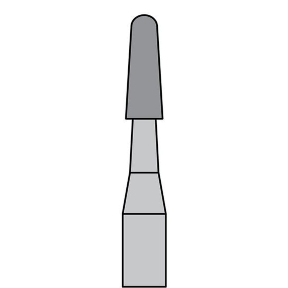 BurPlus Carbide Bur #1701 Tapered Round End Fissure