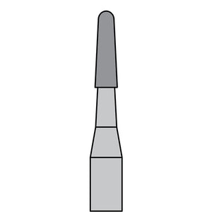 BurPlus Carbide Bur #1168 Tapered Round End Fissure