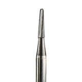 BurPlus Carbide Bur #1168 Tapered Round End Fissure