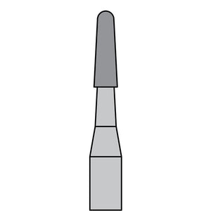 BurPlus Carbide Bur #1169 Tapered Round End Fissure