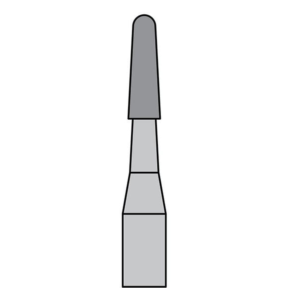 BurPlus Carbide Bur #1169 Tapered Round End Fissure