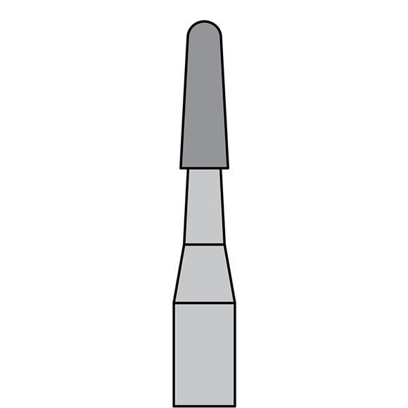 BurPlus Carbide Bur #1170 Tapered Round End Fissure