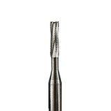 BurPlus Carbide Bur #2057 Straight Cross Cut Fissure