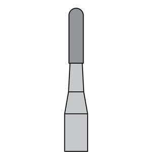 BurPlus Metal Cutting Bur #1957 Straight Round End Cross Cut Fissure